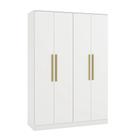 Guarda-Roupa Solteiro Kappesberg 2 Portas 2 Gavetas Branco - N536