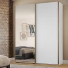 Guarda Roupa Solteiro MDF 2 Portas 1 com Espelho 178,5 cm Raffinato Belmax