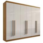 Guarda-Roupas 6 Portas 100% MDF Da Vinci Cinamomo Off White - D Doro