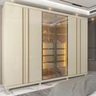 Guarda-roupas Casal 6 Portas com Pés e Led Absolut New Reflecta 100% Mdf