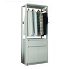 Guarda Roupas Closet Modulado Aberto e Organizador Com 2 Portas 1 Gaveta Batrol