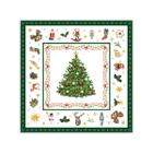 Guardanapo Decoupage com 20 Uni Christmas Evergreen White