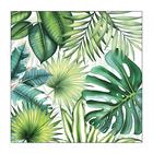 Guardanapos para Decoupage Ambiente Tropical Folhas Brancas 2 Unidades - AMBIENTE GUARDANAPO AVULSO