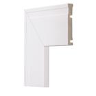 Guarnição de Poliestireno Lisa 10cm X 15mm X 2,40m Branco