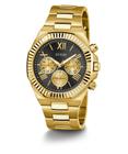 GUESS Mens Gold Tone Multi-function Watch GW0703G5