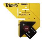 Guia Trim 45º P/Bordas 8401 Unic Preto/Amarelo Preto/Amare - Milescraft