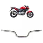 Guidão Cb Twister 2009 a 2015 / Cb 300 2004 a 2008 Cromado Rosca Para Peso Moto