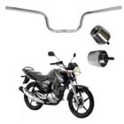 Guidão para YBR 125 2001 a 2015 e Factor com Peso PCX e Pesinho Rosqueado para Moto