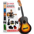 Guitarra acústica Pyle Beginner 3/4 Junior Size para crianças de 36 polegadas