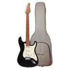 Guitarra Benson Superstrato Hardy Series S 901 BK E/PW Preto Com Bag