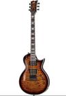 Guitarra Esp Ltd Ec-1000Et Qm - Dark Brown Sunburst