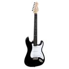 Guitarra Giannini G-100 Strato Black com escudo White