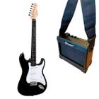 Guitarra Giannini G100 BK/WH com Mini Amplificador Dreamer