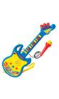 Guitarra Infantil c/ Microfone E Som Azul - Dm Toys 5379