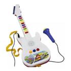 Guitarra Infantil Microfone Emite Sons Musicas Deixa Cantar - D TOYS