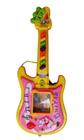 Guitarra Infantil Musical Colorida Com Luz e Sons Diversos - 958 Rosa