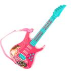 Guitarra Infantil Rosa Som Luz Mega Star INSTRUMENTO MUSICAL