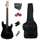 Guitarra Michael GM237N Metallic Black + Capa Luxo + Correia + Cubo + P10 + Palhetas