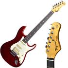 Guitarra Strato Tagima TG-540 Escala Escura Escudo Awh Metalic Red