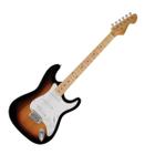 Guitarra Strato Vogga Sunburst Escudo Branco VCG601N SB