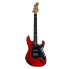 Guitarra stratocaster tagima sixmart vermelha com efeitos