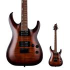 Guitarra Super Strato Flamed Maple Top LTD H-200FM Sunburst