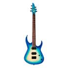 Guitarra Super Strato Tampo Flamed Waldman WM320F GRB Green