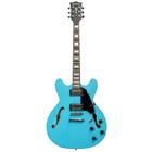 Guitarra Waldman GHO110 BL Semi Hollow Blue