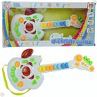 Guitarrinha Musical Infantil Com Sons Branca Dmt6904 Dmtoys