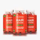 Gummy Hair Vitamin Original Melancia 3 Potes C/60 Gomas Cada