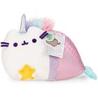 GUND Pusheen Magical Lights Sereia Pusheenicorn Touch-Activated Light Up Gato de pelúcia animal de pelúcia, 12 "