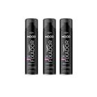 Hair Spray Fixador Mood Forte 400ml Kit C/ 3un