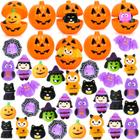 Halloween Squishy Toys TOY Life 40 unidades para crianças com caixa de abóbora