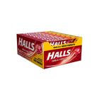 Halls Cereja contendo 21 drops