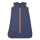 HALO Sleepsack Ideal Temp, Baby Wearable Blanket, TOG 1.0, Navy/Orange, Large