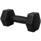 Halter Dumbell Cement Sextavado Bonafit 7Kg Preto