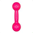 Halter Emborrachado 4 Kg - Rosa - 2M FITNESS