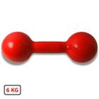 Halter Redondo Bola Emborrachado 6 Kg Vermelho - SEPO