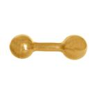 Halteres emborrachado 6 kg dourado s6 - acte sports