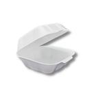 Hamburgueira th02 isopor para lanches fritas salada c/400un