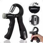 Hand Grip com contador até 60kg fitness aparelho hipertrofia cor preto