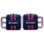 Hand Grip Wraps Munhequeira Elástica Com Grip Em Couro Mamut