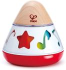 Hape E0332 Caixa de Música de Bebê Rotativa, Spin &amp Play The Music, Bateria Não Necessária, 40 x 40 cm, Multicolor