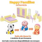 Happy Families Quarto com Acessórios e Bichinho Samba Toys