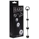 HARD BOOOM - Colar Tailandês Com 3 Bolinhas Em Metal E Alça De Segurança COR: PRETO ONIX