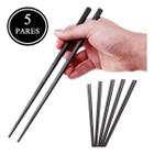 Hashi Reutilizável Kit Com 5 Pares Comida Japonesa Palitinho - Hauskraft