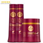 Haskell Cosméticos Liso Com Força 2 Shampoos + Máscara 500g