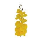Haste De Orquídea Artificial 110Cm 9 Flores 3D Amarelo - La Caza Store