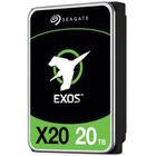 HD 20TB SATA Seagate Exos X20 Enterprise Capacity - ST20000NM007D (3,5pol, 6Gb/s, 7.200 RPM, 256MB Cache, CMR)