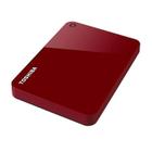 HD Externo Portátil Toshiba Canvio Advance 2TB Vermelho USB 3.0 - HDTC920XR3AA